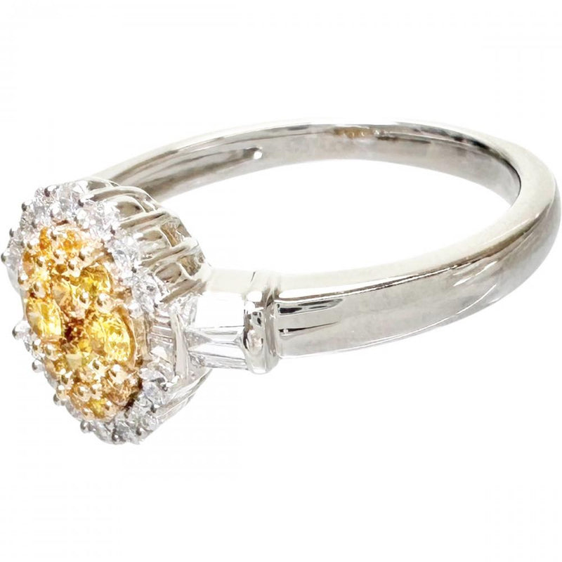 13号 ダイヤモンド(天然イエロー含む) 0.50ct リング・指輪 Pt950