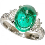 10号 カボジョンエメラルド 2.71ct ダイヤモンド 0.60ct リング・指輪 Pt900プラチナ 6.1g レディース
【中古】【真子質店】【NN】




【IKYx】