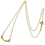 [TIFFANY&Co./Tiffany] T Smile Mini Necklace K18YG Yellow Gold 18K 2.3g 41/46cm Ladies
[Used] [Makoto Shichiten] [GD]

[SSx]