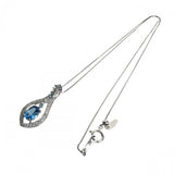 Blue Topaz Total 1.53ct Diamond Total 0.30ct Necklace K18WG White Gold 18K 5.3g 50cm Ladies
【Used】【Makoto Shichiten】【NN】




【IxxI】
