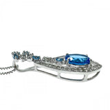 Blue Topaz Total 1.53ct Diamond Total 0.30ct Necklace K18WG White Gold 18K 5.3g 50cm Ladies
【Used】【Makoto Shichiten】【NN】




【IxxI】