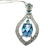 Blue Topaz Total 1.53ct Diamond Total 0.30ct Necklace K18WG White Gold 18K 5.3g 50cm Ladies
【Used】【Makoto Shichiten】【NN】




【IxxI】