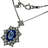 サファイア 1.09ct ダイヤモンド 0.17ct ネックレス K18WGホワイトゴールド 18金/K20.5程度 3.5g 44.5cm レディース
【中古】【真子質店】【NN】




【KKx】