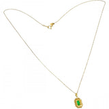 エメラルド 0.24ct ダイヤモンド 0.16ct ネックレス K18ゴールド 18金 1.8g 45cm レディース
【中古】【真子質店】【NN】




【MaMiMo】