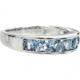 Size 11 Aquamarine 0.60ct Ring K18WG White Gold 18K 3.6g Women's
[Used] [Makoto Shichiten] [NN]

[YSMa]