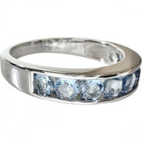 Size 11 Aquamarine 0.60ct Ring K18WG White Gold 18K 3.6g Women's
[Used] [Makoto Shichiten] [NN]

[YSMa]