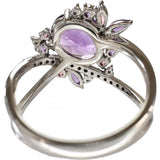 Size 12 Amethyst 2.32ct Pink Tourmaline/Small Amethyst 0.12/0.28ct Diamond 0.15ct Ring K18WG White Gold 18K 5.9g Ladies
【Used】【Makoto Shichiten】【NN】

【IxYK】