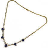 サファイア 5.28ct ダイヤモンド 4.11ct ネックレス K18ゴールド 18金 28.5g 42.5cm レディース
【中古】【真子質店】【NN】




【YDMaMo】