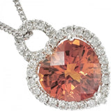 イタリー(チェーンのみ) シトリン（ハートシェイプ） 1.88 ct ダイヤモンド 0.35ct ネックレス K18WGホワイトゴールド 18金 3.6g 45cm レディース
【中古】【真子質店】【NN】




【YMiT】