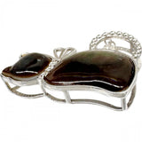 猫モチーフ ブラックシェル ダイヤモンド 0.10ct ダイヤモンド 0.02ct ペンダントトップ K18WGホワイトゴールド 18金 2.9g レディース
【中古】【真子質店】【NN】




【DDx】