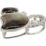 猫モチーフ ブラックシェル ダイヤモンド 0.10ct ダイヤモンド 0.02ct ペンダントトップ K18WGホワイトゴールド 18金 2.9g レディース
【中古】【真子質店】【NN】




【DDx】