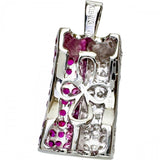 ルビー/マルチカラーサファイア 1.35 ct ダイヤモンド 1.10ct ペンダントトップ K18WGホワイトゴールド 18金 7.1g レディース
【中古】【真子質店】【NN】




【IDMax】