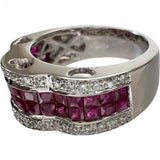 Size 10 Mystery Setting Ruby Diamond Ring K18WG White Gold 18K 9.4g Ladies
【Used】【Makoto Shichiya】【NN】




【IKKI】