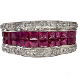 Size 10 Mystery Setting Ruby Diamond Ring K18WG White Gold 18K 9.4g Ladies
【Used】【Makoto Shichiya】【NN】




【IKKI】