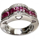 Size 10 Mystery Setting Ruby Diamond Ring K18WG White Gold 18K 9.4g Ladies
【Used】【Makoto Shichiya】【NN】




【IKKI】