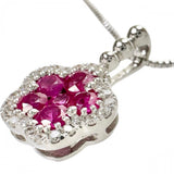 ルビー 0.50ct ダイヤモンド 0.10ct ネックレス K18WGホワイトゴールド 18金 2.6g 46.5cm レディース
【中古】【真子質店】【NN】




【DMiD】