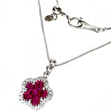 ルビー 0.50ct ダイヤモンド 0.10ct ネックレス K18WGホワイトゴールド 18金 2.6g 46.5cm レディース
【中古】【真子質店】【NN】




【DMiD】