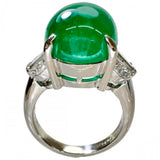 13.5号 カボションエメラルド 10.36ct ダイヤモンド 0.94ct リング・指輪 Pt900プラチナ 13.6g レディース
【中古】【真子質店】【NN】




【DDxx】