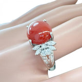 13号 赤サンゴ（珊瑚） ダイヤモンド 0.45ct リング・指輪 Pt900プラチナ 6.6g レディース
【中古】【真子質店】【NN】




【KIMo】