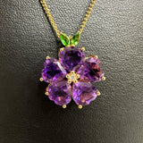 アメジスト 計4.30ct グリーンガーネット 計0.13ct ダイヤモンド 計0.02ct ペンダントトップ K18ゴールド 18金 3.5g レディース
【中古】【真子質店】【NN】




【MaKx】