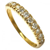 11.5号 ハーフエタニティ ダイヤモンド 計0.24ct リング・指輪 K18ゴールド 18金 1.8g レディース
【中古】【真子質店】【NN】




【TMix】