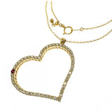 ハート ルビー 0.078ct ダイヤモンド 計1.415ct ネックレス K18ゴールド 18金 8.4g 45.5cm レディース
【中古】【真子質店】【NN】




【IDMox】
