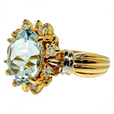 11号 アクアマリン 1.29ct ダイヤモンド 計0.14ct リング・指輪 K18ゴールド 18金/Pt900プラチナ 3.7g レディース
【中古】【真子質店】【NN】




【YTK】