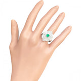 14号 エメラルド 0.61ct ダイヤモンド 0.70ct リング・指輪 Pt900プラチナ 10.3g レディース
【中古】【真子質店】【NN】




【IIYY】