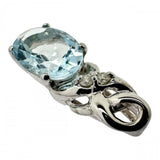 アクアマリン 1.10ct ダイヤモンド 計0.03ct ペンダントトップ K18WGホワイトゴールド 18金 1.2g レディース
【中古】【真子質店】【NN】




【TTx】