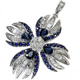 フラワーモチーフ サファイア 1.25ct ダイヤモンド 0.77ct ペンダントトップ K18WGホワイトゴールド 18金 6.3g レディース
【中古】【真子質店】【NN】




【ITIx】