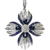 フラワーモチーフ サファイア 1.25ct ダイヤモンド 0.77ct ペンダントトップ K18WGホワイトゴールド 18金 6.3g レディース
【中古】【真子質店】【NN】




【ITIx】