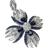 フラワーモチーフ サファイア 1.25ct ダイヤモンド 0.77ct ペンダントトップ K18WGホワイトゴールド 18金 6.3g レディース
【中古】【真子質店】【NN】




【ITIx】