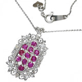 ルビー 0.86ct ダイヤモンド 0.60ct ネックレス K18WGホワイトゴールド 18金 4.5g 45cm レディース
【中古】【真子質店】【NN】




【MiDK】