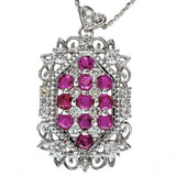 ルビー 0.86ct ダイヤモンド 0.60ct ネックレス K18WGホワイトゴールド 18金 4.5g 45cm レディース
【中古】【真子質店】【NN】




【MiDK】
