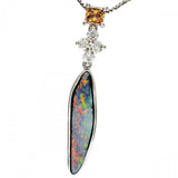 ボルダーオパール 1.37ct ダイヤモンド(FVOY-VS1) 0.226ct ダイヤモンド 0.18ct ネックレス K18WGホワイトゴールド 18金/Pt900プラチナ/Pt850プラチナ 4.6g 45cm レディース
【中古】【真子質店】【NN】




【KKx】