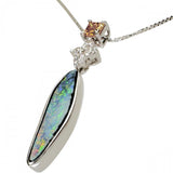 ボルダーオパール 1.37ct ダイヤモンド(FVOY-VS1) 0.226ct ダイヤモンド 0.18ct ネックレス K18WGホワイトゴールド 18金/Pt900プラチナ/Pt850プラチナ 4.6g 45cm レディース
【中古】【真子質店】【NN】




【KKx】