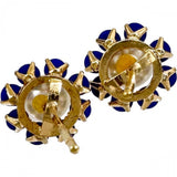 Stud Earrings with Floral Motif, 4.5 mm Akoya Pearls and Lapis Lazuli, 18K Gold, 0.8 g, for Women
【Pre-owned】【Mako Shichiten】【NN】




【Tx】