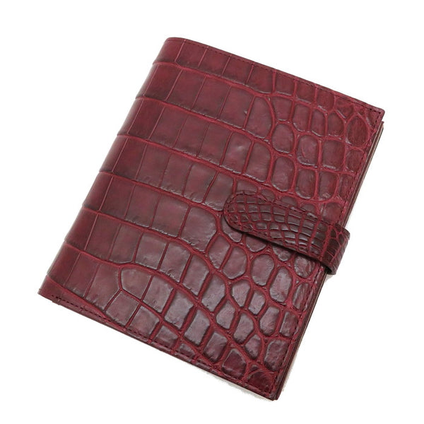 ★★最終特価品 KW-129 ★未使用★ 手帳風マルチケース 二つ折り財布/本マットクロコ革 BORDEAUX M ユニセックス【中古】【真子質店】【NN】




【TTx】