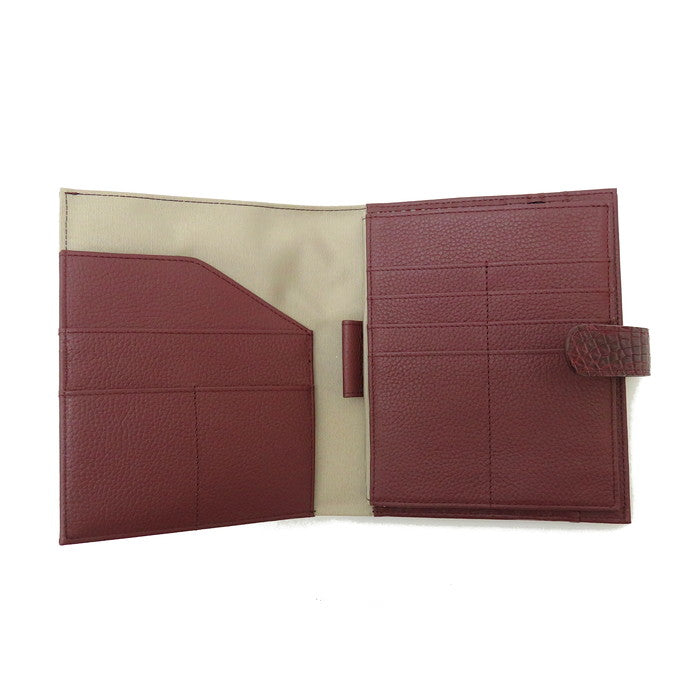 ★★最終特価品 KW-129 ★未使用★ 手帳風マルチケース 二つ折り財布/本マットクロコ革 BORDEAUX M ユニセックス【中古】【真子質店】【NN】




【TTx】