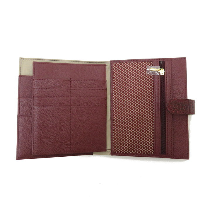 ★★最終特価品 KW-129 ★未使用★ 手帳風マルチケース 二つ折り財布/本マットクロコ革 BORDEAUX M ユニセックス【中古】【真子質店】【NN】




【TTx】