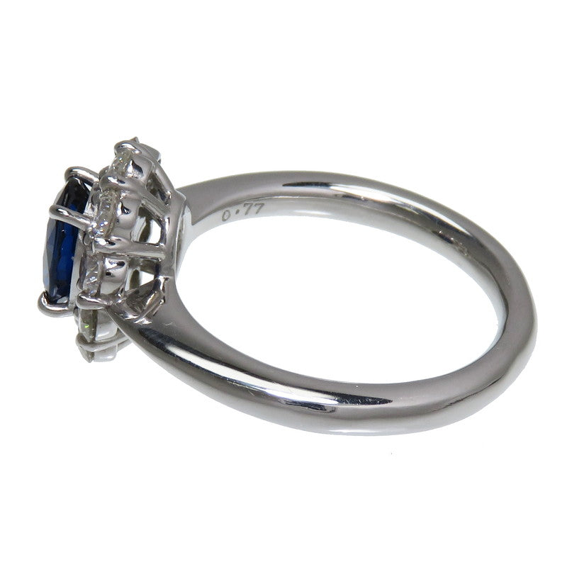 11.5号 カンボジア産 サファイア 1.04ct ダイヤモンド 計0.77ct