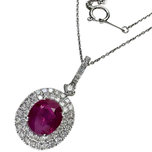 ★★最終特価品 ビルマ産ルビー 2.03ct ダイヤモンド 0.61ct ネックレス Pt850プラチナ/Pt900プラチナ 6.4g 45cm レディース
【中古】【真子質店】【NN】




【YMiTx】