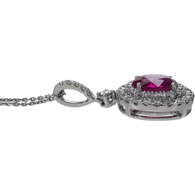 ★★最終特価品 ビルマ産ルビー 2.03ct ダイヤモンド 0.61ct ネックレス Pt850プラチナ/Pt900プラチナ 6.4g 45cm レディース
【中古】【真子質店】【NN】




【YMiTx】