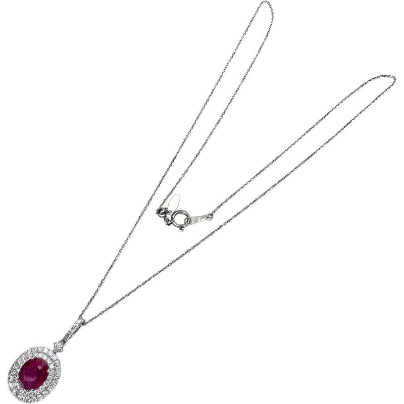 ★★最終特価品 ビルマ産ルビー 2.03ct ダイヤモンド 0.61ct ネックレス Pt850プラチナ/Pt900プラチナ 6.4g 45cm レディース
【中古】【真子質店】【NN】




【YMiTx】