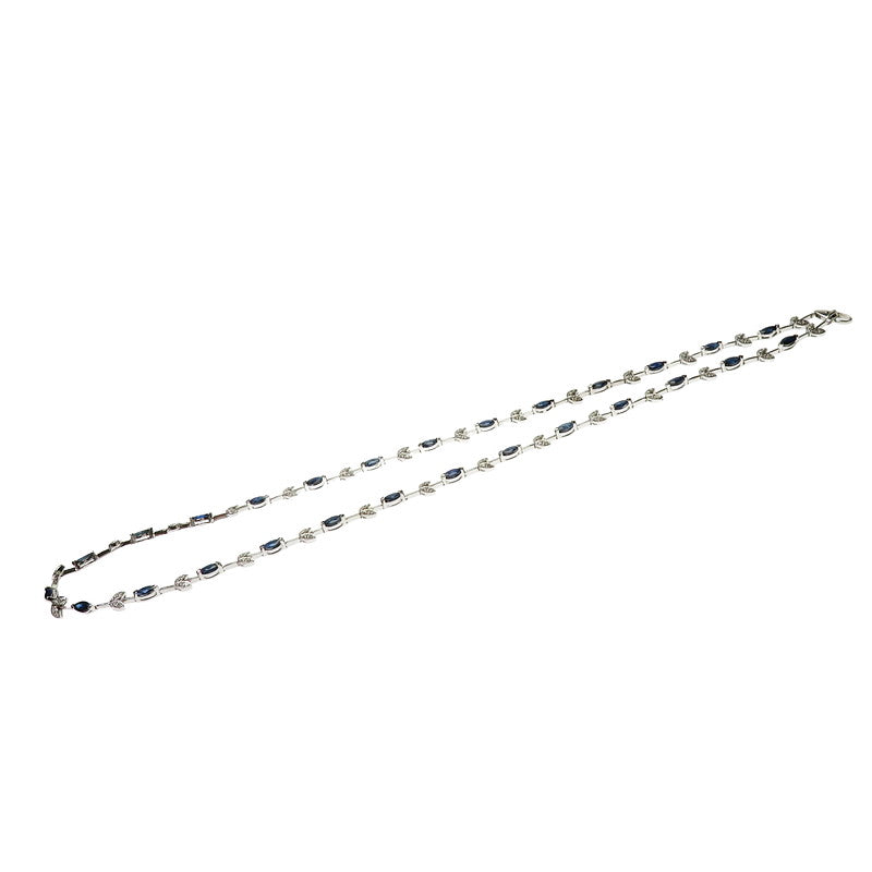 サファイア 計8.12ct ダイヤモンド ネックレス K18WGホワイトゴールド 18金 22.1g 52cm レディース
【中古】【真子質店】【NN】




【TDKMo】