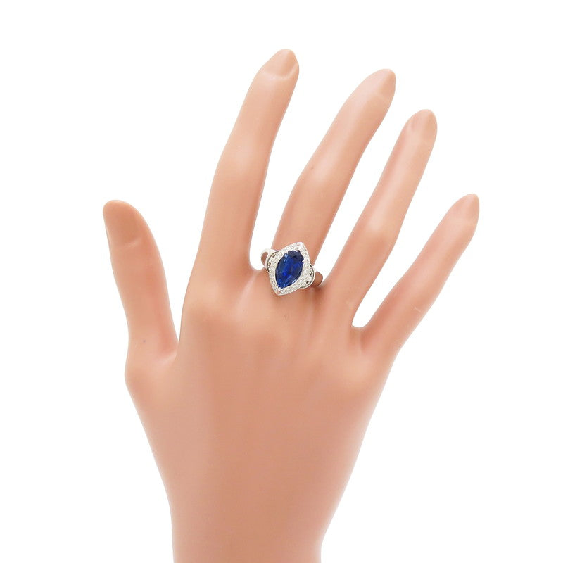 12.5号 コーンフラワーサファイア 2.23ct ダイヤモンド 計0.80ct 12.5号 コーンフラワーサファイア 2.23ct ダイヤモンド 計0.80ct