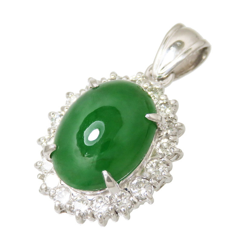 翡翠 5.17ct ダイヤモンド 計0.77ct ペンダントトップ Pt900プラチナ 5.9g レディース
【中古】【真子質店】【NN】




【IIII】