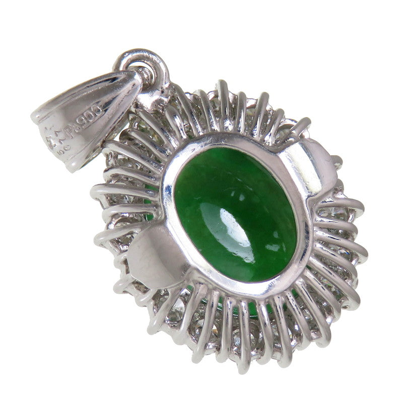 翡翠 5.17ct ダイヤモンド 計0.77ct ペンダントトップ Pt900プラチナ 5.9g レディース
【中古】【真子質店】【NN】




【IIII】