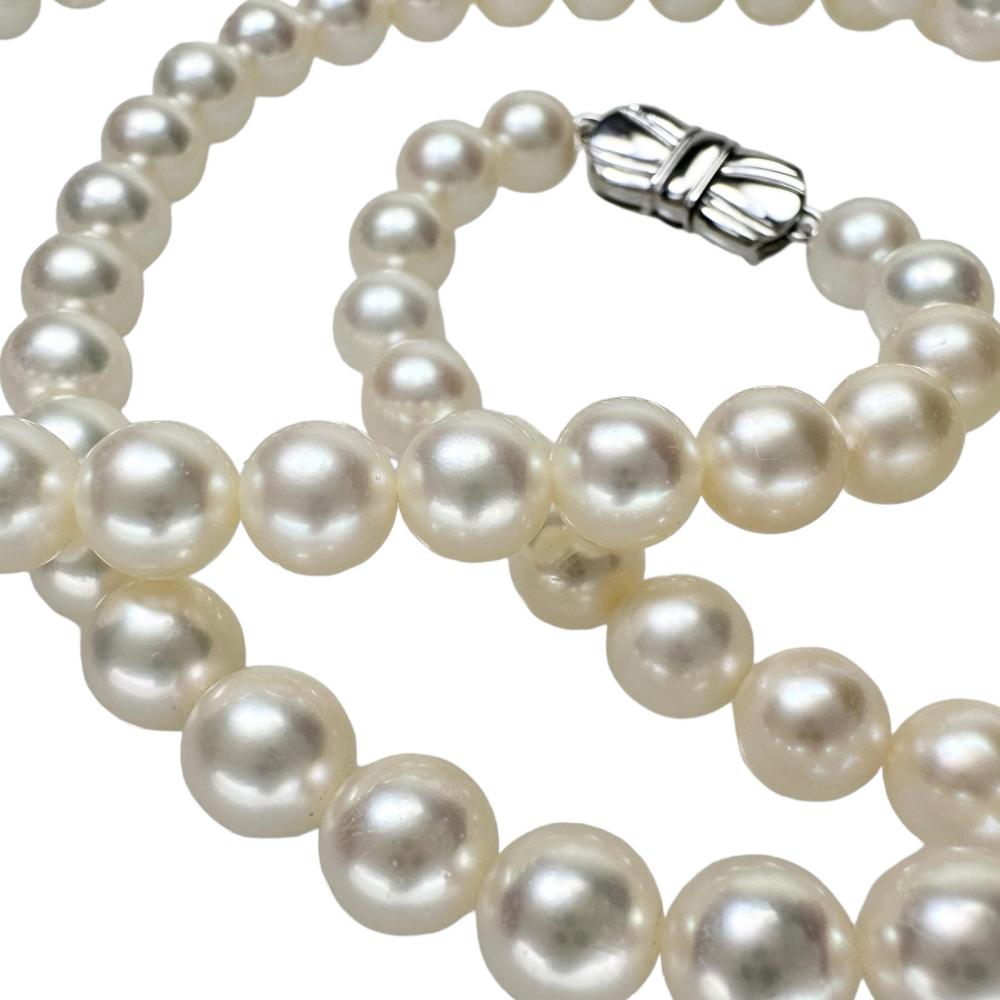 最終特価品【MIKIMOTO/ミキモト】 アコヤ真珠/パール7.0〜7.5mm ネックレス K18WGホワイトゴールド 18金 50.7 – 真子質店  PawnShopMAKO