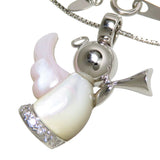 ★★最終特価品 ラッパの天使 シェル(ホワイト/ピンク) ダイヤモンド 計0.05ct ネックレス K18WGホワイトゴールド 18金 5.3g 45cm レディース
【中古】【真子質店】【NN】




【DTS】